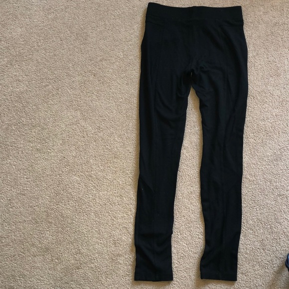 Black jeggings with gold fake zippers - Picture 3 of 4